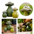 thumbnail image 2 of Creative Frogs Figurine Decor Animal Collectible Figurines Funny Frogs Resin, 2 of 11