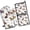 Dachshund Footprint Bone, variant on Dachshund and Paws Kitchen Oven Mitt and Pot Holder Sets 2 Pcs for Baking, Cooking and Grilling, Heat Resistant Up To 392 °F