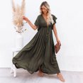 thumbnail image 2 of Muyoka Traje de baño tipo pareo para mujer, falda envolvente para la playa, vestido tipo caftán con Kimono pareo Muyoka Hogar, 2 of 6