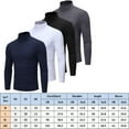 thumbnail image 4 of Men's Casual Slim Fit Basic Tops Knitted Thermal Turtleneck Pullover Sweater, 4 of 6