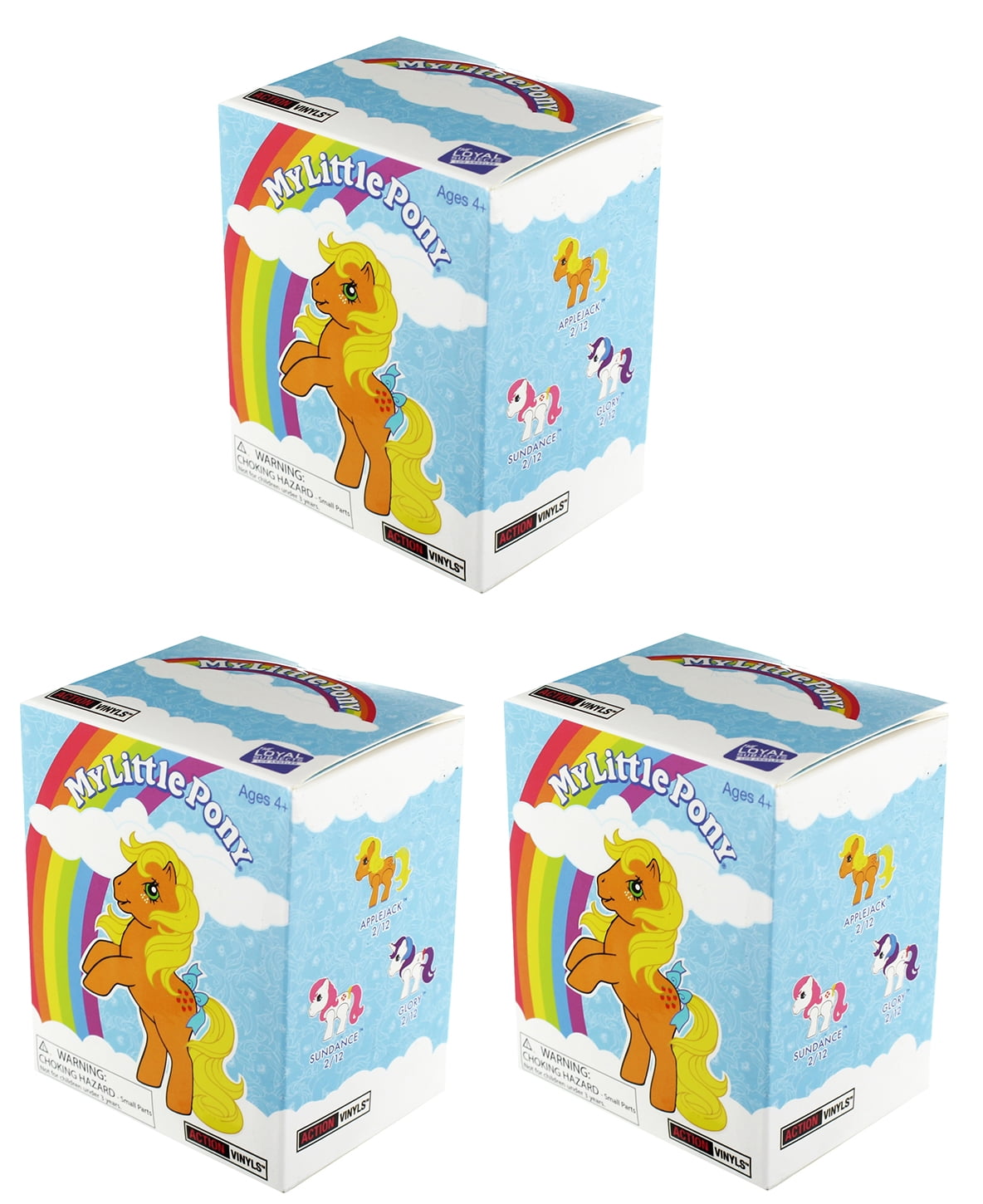 Lot de 3 My Little Pony Blind Box 3" Figurine Wave 1 