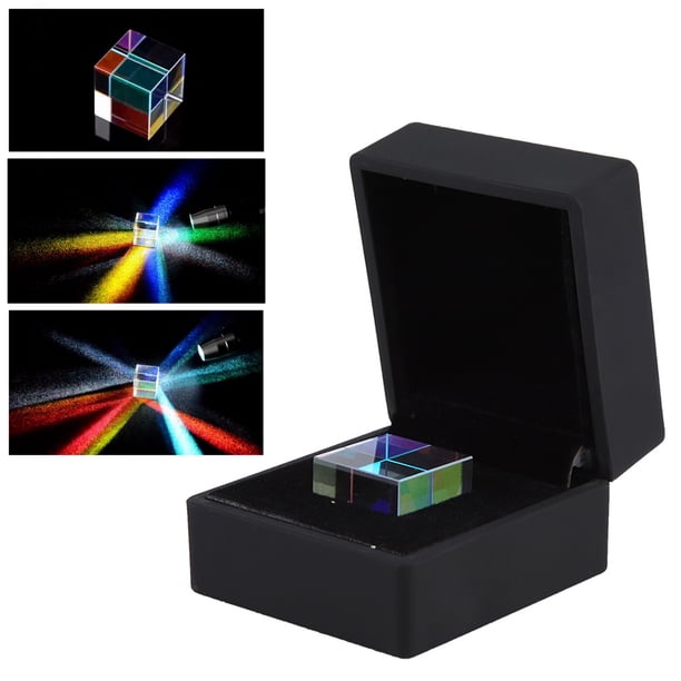 Optical Glass Prism, Six-Sided With Gift Box Prism, Research For