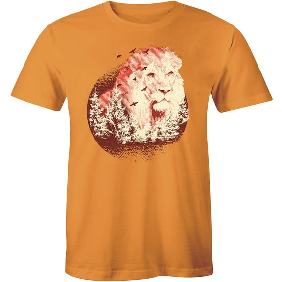 The Mountain Lion Warrior King of Mountain and forest for Men T-Shirt