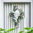 thumbnail image 5 of MXTPOV Spring Wreaths for Front Door, Garland Cross Wreath with Fake Flowers for Wall Decor, Spring Wreath for Party Home Decor, Spring Decor Wreath, 5 of 5