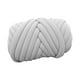 thumbnail image 2 of Hilo grueso de 250 g para tejer a brazo, lavable, tubular jumbo, voluminoso Gris claro, 2 of 9