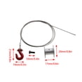 thumbnail image 2 of Vogacara 1/10 25T Control remoto Crawler Car Winch Drum Car-styling Trailer Hook Hitch Simulación Modelo Vehículo Mejora Piezas Accesorios Plata Type3 NO3 Vogacara FN001160-01, 2 of 6