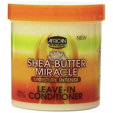 African Pride Shea Butter Miracle Leave in Hair Conditioner, 15 Oz, 3 Pack