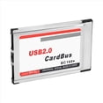 thumbnail image 2 of Adaptador de Tarjeta PCMCIA una USB 2.0 CardBus Dual 2 Puertos 480M para Computadora PortáTil, 2 of 5