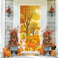 thumbnail image 4 of Thanksgiving Door Cover, Hanging Turkey Pattern Decor for Indoor Outdoor Entryway, Polyester Festival Party Door Decoration(L), 4 of 4