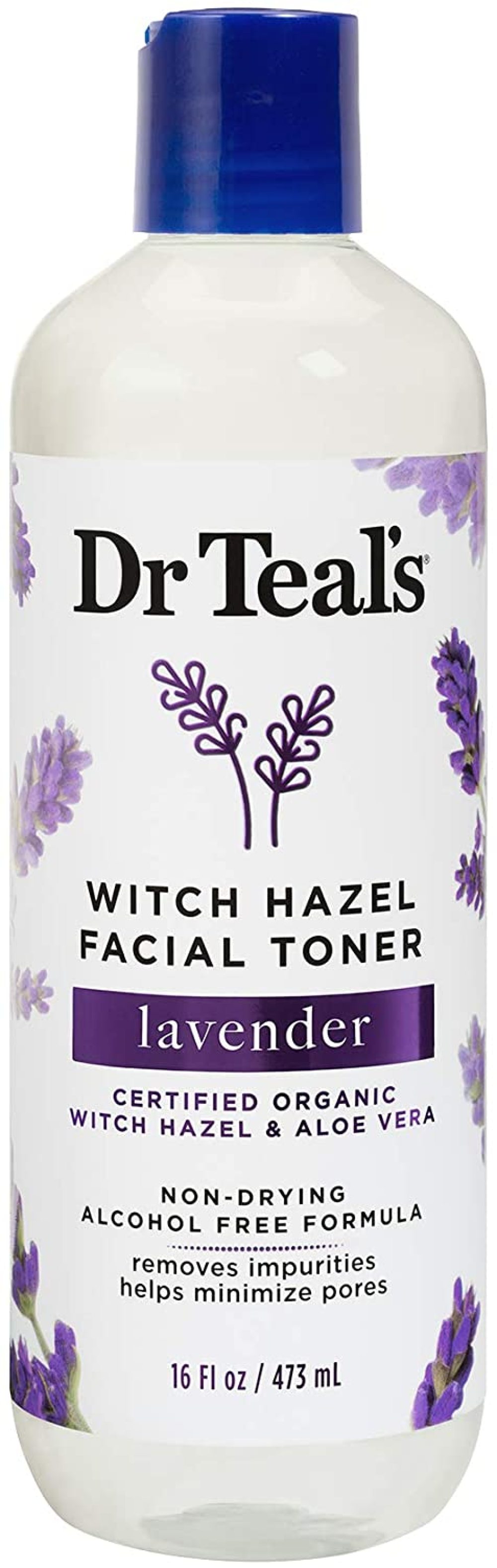Dr Teals Witch Hazel Facial Toner Lavender Certified Organic Witch