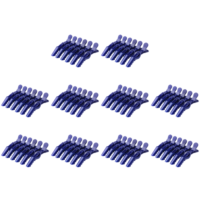 6 Uds para El Pelo Abrazaderas Agarre Mujeres Y Niñas () Azul
