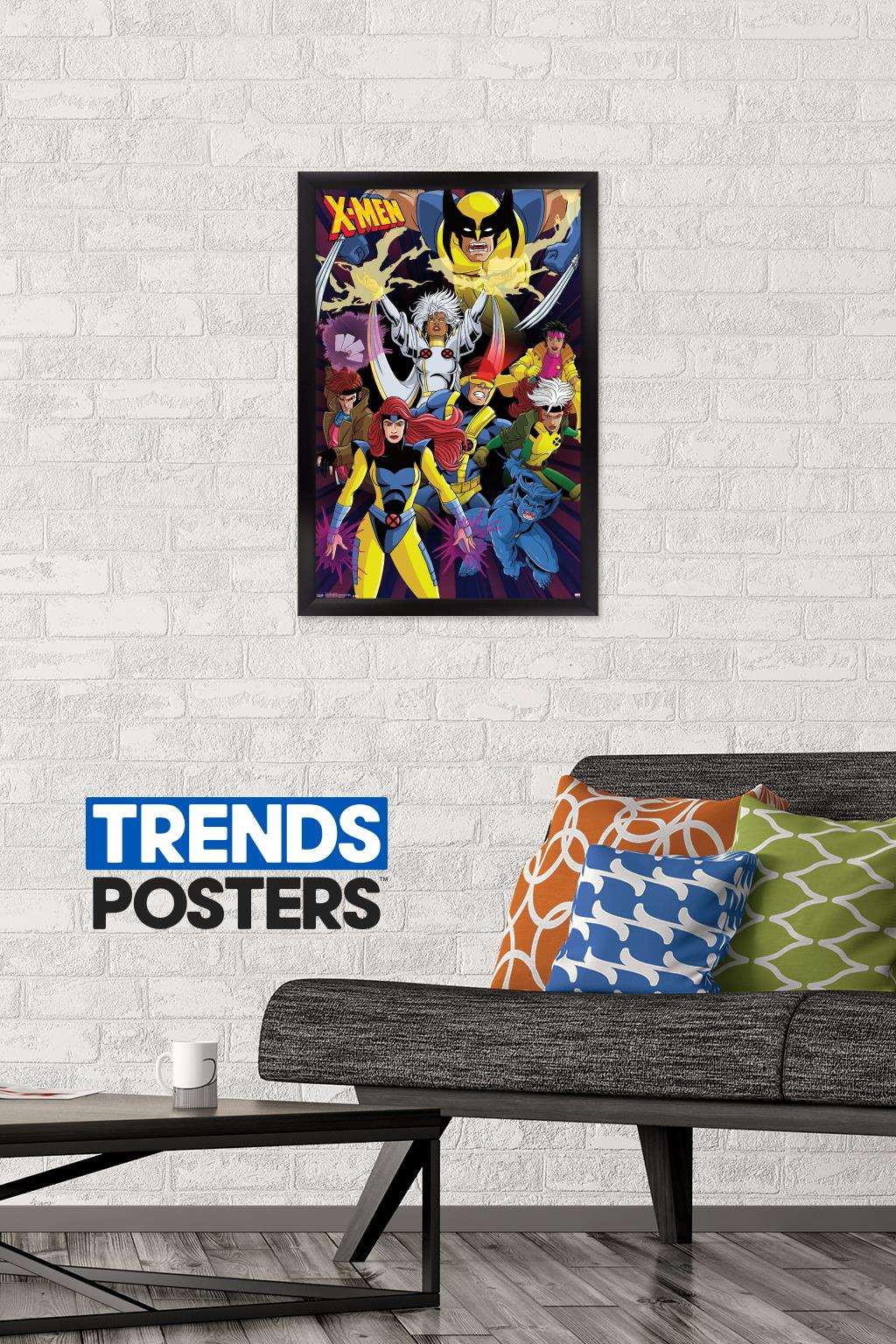 Marvel Comics - The X-Men - Awesome Wall Poster, 14.725" x 22.375", Framed