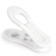 thumbnail image 2 of Pinzas para perchas de uso versátil para perchas delgadas, pinzas de plástico con dientes antideslizantes y agarre fuerte para proteger la ropa, almacenamiento compacto, color blanco (24 piezas), 2 of 7