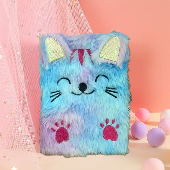 Cats Diary for GirIs 6-8 Years Old - Secret Journal Notebook with Lock, A5 Size (14.5x10.8cm), Multicolor Paper, Gift Box Included - Perfect Birthday Present for Klds, Travel & Writing Practice