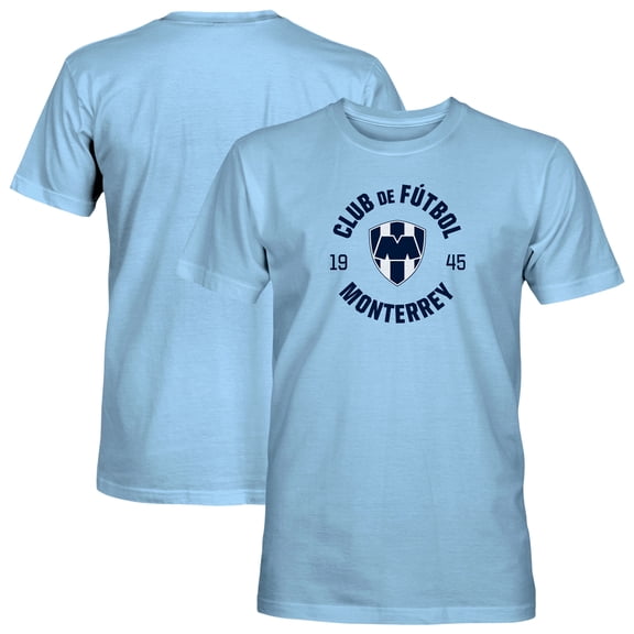Men's 1863FC  Light Blue CF Monterrey Established Location T-Shirt