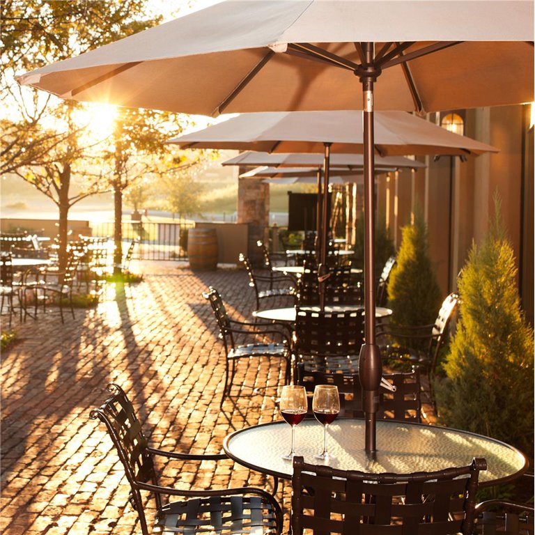 EliteShade Solar 9ft 3 Tiers Market Umbrella with 80 LED Lights Patio  Umbrellas Outdoor Table with Ventilation and 5 Years Non-Fading Top,Yellow  - Walmart.com