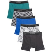Hanes Boys' Comfort Flex Boxer Briefs 5 Pack, Sizes S-XL