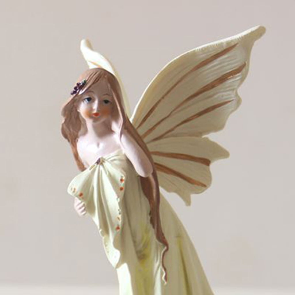 WLPZXP Angel Garden Statue Cabinet Decorative Commemorative Sculpture Pool Pond Figures Animal