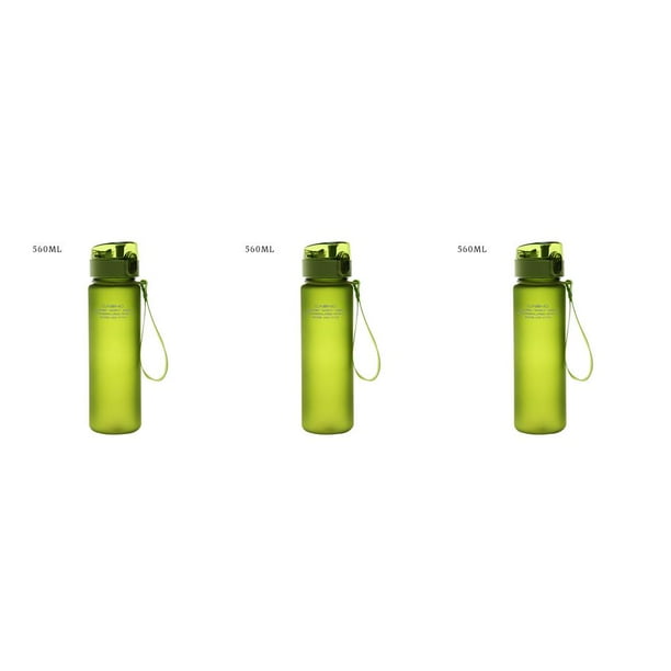 Bearachild Botella de agua de plástico para deportes portátiles, organizador de cajas de pastillas diarias, botellas para beber, vaso a prueba de fugas Type3 NO3 Bearachild CBP077776