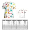 thumbnail image 2 of Flamingo Pattern Women's T-Shirt Short Sleeve T Shirts Tops Tee Ladies Loose T, 2 of 6