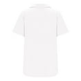 thumbnail image 7 of XuJwPNcy Womens Short Sleeve Golf Shirts V Neck Business Dressy Casual Tops Summer Collared Solid Trendy Outdoor Workout Tees, 7 of 7