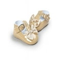 thumbnail image 4 of Newborn Baby Girl Bow Anti-slip Crib Shoes Soft Sole Sneakers Prewalker, 4 of 5