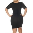 thumbnail image 3 of Gemsli Womens Firm Control Frontless Body Shaper with Sleeves, X-Small, Beige, 3 of 3