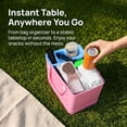 thumbnail image 5 of 1 Pcs Bogg Bag Organizer Insert Topper Tray Accessory Cup Holder & Divider Organizer For Bogg Bags,Blue, 5 of 6