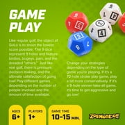 GoLo Golf Dice Game by Zobmondo!! For families and kids. Award winning fun game for home or travel! Ages 6 years and up.