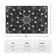 thumbnail image 4 of XMXT Non-Slip Area Rug, Black Spider Web Pattern Polyester Rugs for Living Room, 72 x 48 inches Black, 4 of 9