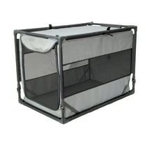Sport Pet Designs Portable Folding Dog Kennel, Gray, Large