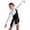 White, variant on Kids Girls Figure Ice Skating Dance Dress Rhythmic Gymnastics Ballet Skirted Leotard Competition Dancewear Purple 16
