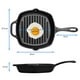 thumbnail image 3 of Grill Sarten Cuadrado Hierro Fundido 25 x 25 cm Victoria 34436, 3 of 3