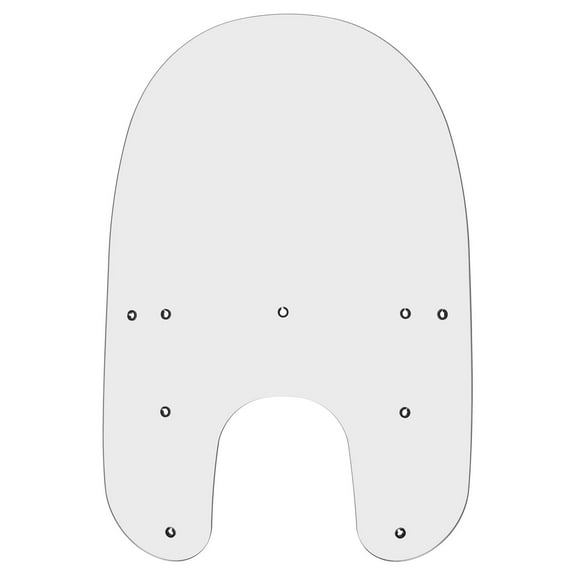 Memphis Shades Clear 19" Plastic Windshield for Harley FXR/XL/FXD (MEP6330)