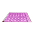 thumbnail image 2 of Ahgly Company Machine Washable Indoor Square Abstract Pink Modern Area Rugs, 7' Square, 2 of 4