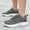Grey, variant on 8QIDA Men Sneakers Extra Wide Casual Men Sports Shoes Fashionable Couple Style Simple and Solid Color Thick Bottomed Flat Mesh Breathable and Comfortable All Casual Shoes 10