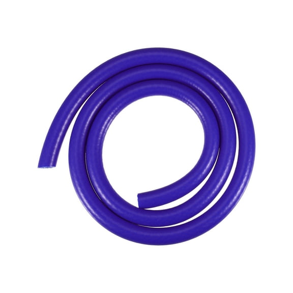 Unique Bargains Silicone Vacuum Tubing Hose Line Automotive Vacuum Hose Engine Air Intake Blue ID 12mm 4.92ft Length