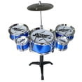 thumbnail image 2 of Kids Boy Girl Jazz Drum Set Musical Instrument Toy Playset, 2 of 7