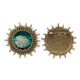 thumbnail image 1 of Ocean Green medusas ciencia naturaleza foto Pin de gancho de metal vintage con forma de sol Unbranded M, 1 of 3