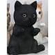thumbnail image 1 of Adorno de gato, estatua de resina artesanal, decoración para el hogar, la oficina o el dormitorio, figura de gato única, pequeño detalle decorativo para estante, material de resina marrón,, 1 of 9