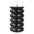 thumbnail image 7 of (2 pack) Better Homes & Gardens Unscented Bubble Pillar Candle, 3x5 Inches, Black, 7 of 7