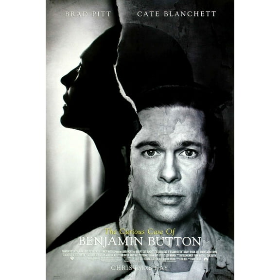 Bad Dog Posters Benjamin Button Movie Poster Brad Pitt 11Inx17In Mini Poster 11x17 Poster Color Category: Multi, Unframed, Ages: Adults, Rectangle