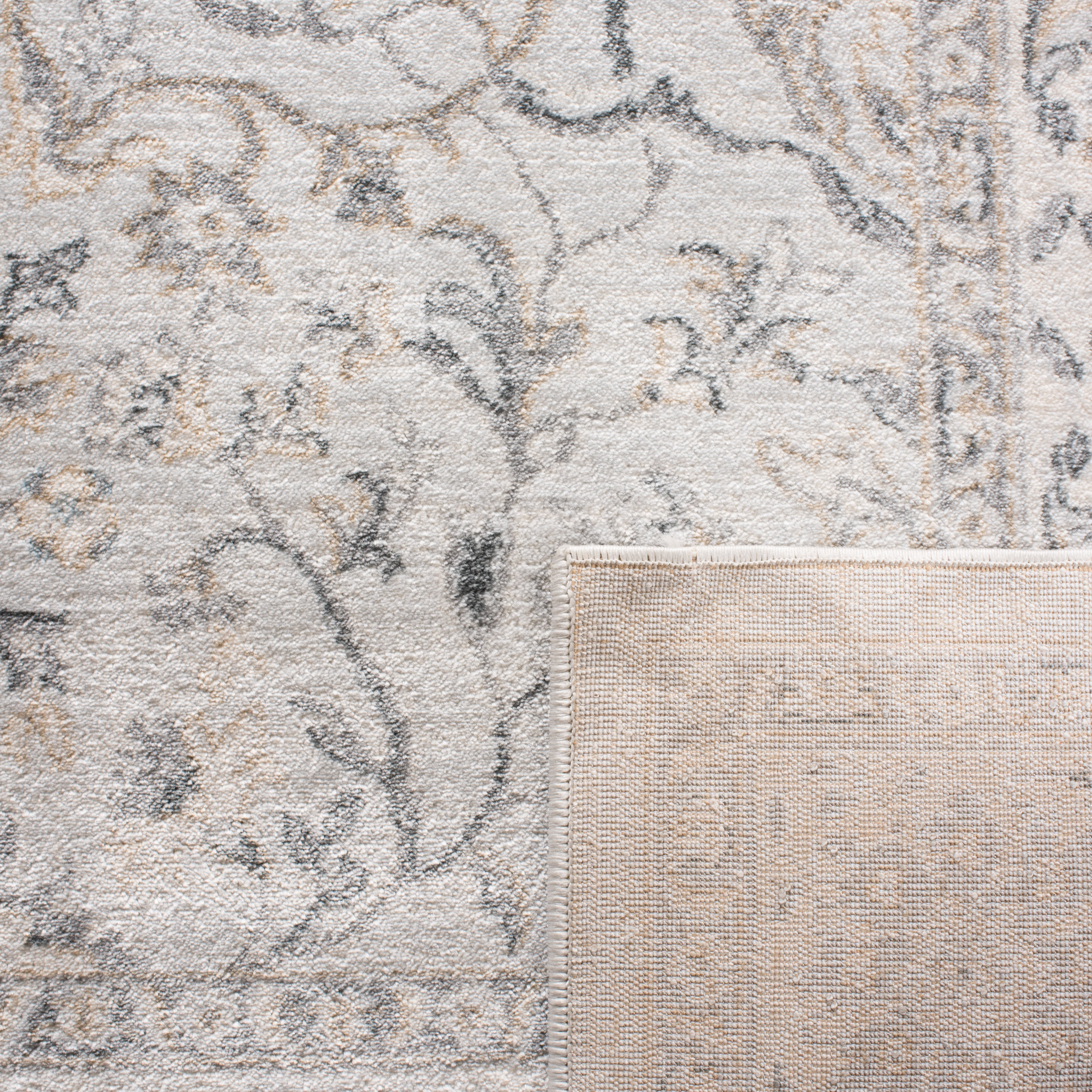SAFAVIEH Isabella Kuzman Oriental Area Rug, Light Grey/Cream, 10' x 14'