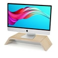 thumbnail image 1 of Aothia Computer Monitor Riser With Storage Desk Stand 6.3" H 18.5" W for Laptop LED LCD TV（XSQZJ-Oak-S）, 1 of 8