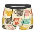 thumbnail image 5 of Uemuo Vintage Cup Pattern Men's Boxer Briefs,Trunk Anti-Chafing,Comfortable, Durable, and Stylish Underwear-Small, 5 of 9