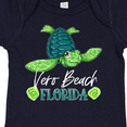 thumbnail image 4 of Inktastic Vero Beach, Florida Happy Sea Turtle Boys or Girls Baby Bodysuit, 4 of 5