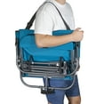 thumbnail image 4 of Zenithen Outdoor 360 Degree Portable Lawn Swivel Camping Chair w/ Arms, Teal, 4 of 7