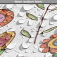 thumbnail image 5 of Floral Dog Crate Cover, Happy Arrangement of Colorful Cartoon Flower, Easy to Use Pet Kennel Cover for Medium Large Dogs, 35" x 23" x 27", White Multicolor, by Ambesonne, 5 of 6