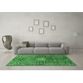 thumbnail image 3 of Ahgly Company Indoor Square Persian Emerald Green Traditional Area Rugs, 5' Square, 3 of 4