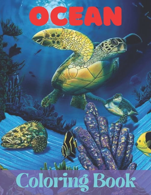 Ocean Coloring Book An Ocean Life Coloring Book for Kids Ages 24, 4
